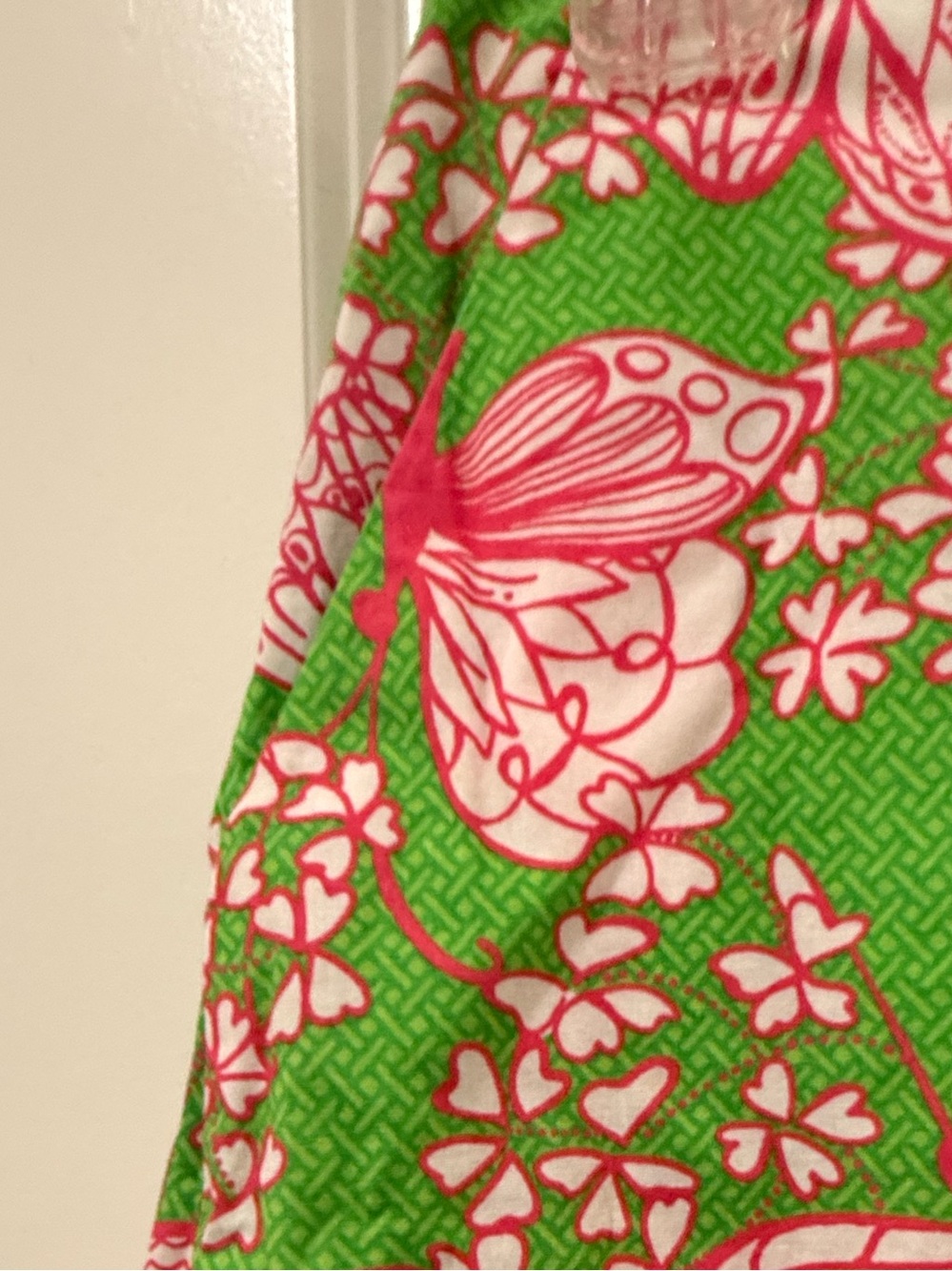 Lilly Pulitzer Green and Pink Floral Print Top - Picture 4 of 14